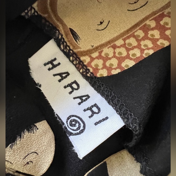 HARARI tunic , beautiful chiffon silk sz M - Picture 3 of 6